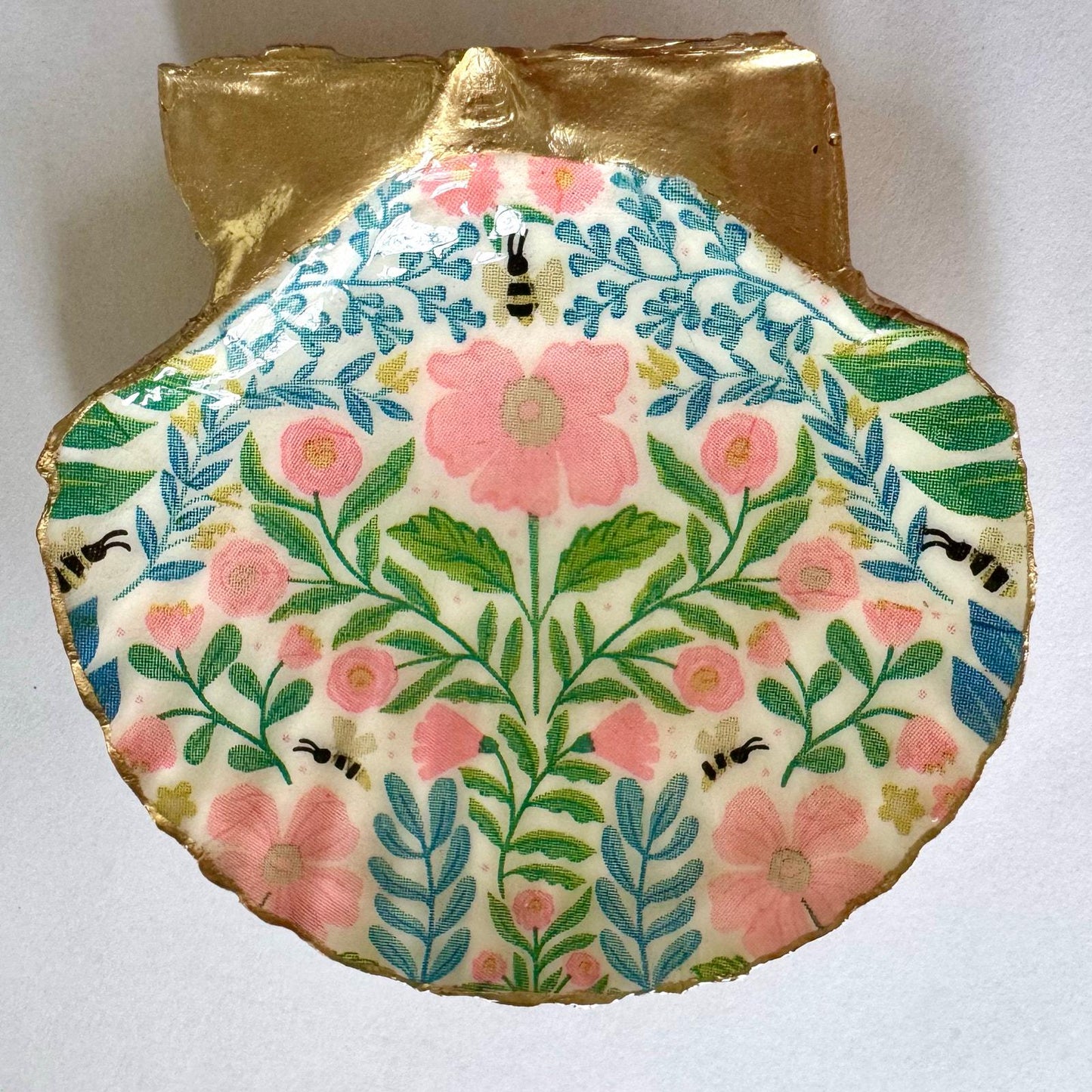 Floral Garden Jewelry Dish and Decorative Ring Holder Decor